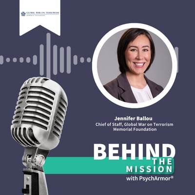 BTM168 – Jennifer Ballou – The Global War on Terrorism Memorial Foundation