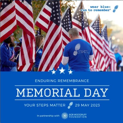 BTM Bonus - Enduring Remembrance with wear blue: run to remember