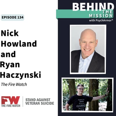 BTM134 - Nick Howland and Ryan Haczynski - Suicide Prevention with The Fire Watch Program